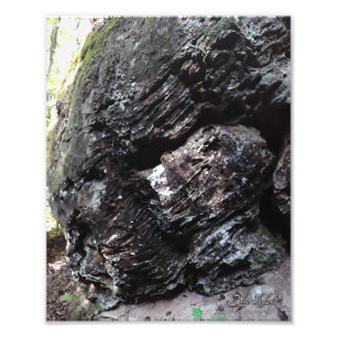 Etched Boulder Fotodruck