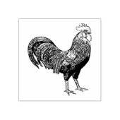 Etched Rooster Stamp for Art and Crafts Gummistempel (Prägung)
