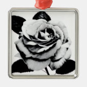 Etched Rose Ornament Aus Metall (Vorne)