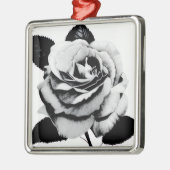 Etched Rose Ornament Aus Metall (Links)