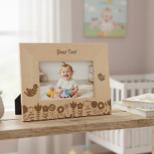 Etched Wooden Folk Art Birds and Flowers Photo