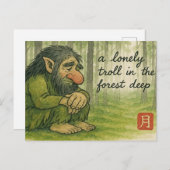 Etegami Postcard Postkarte (Vorne/Hinten)