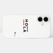 Eterity HOLA Minimalistisch iPhone Case (Rückseite (Horizontal))