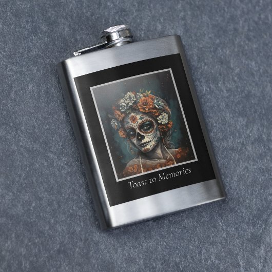 Eternal Beauty, custom Flachmann