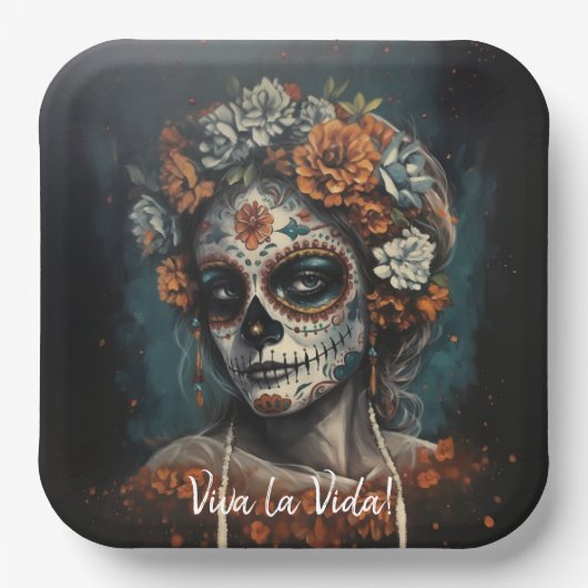 Eternal Beauty, custom Pappteller (Vorderseite)