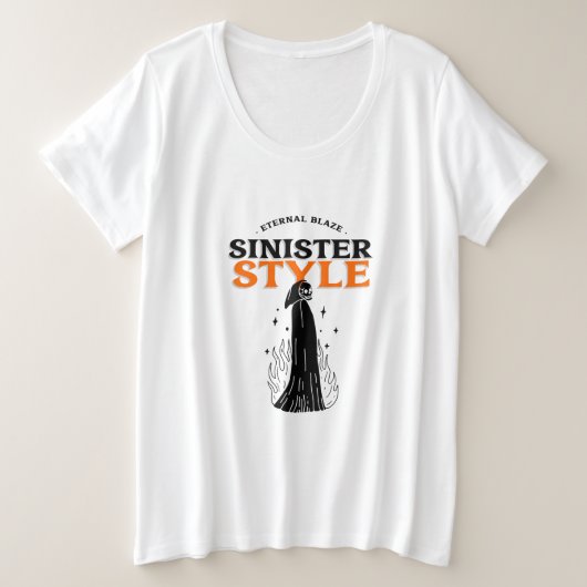 Eternal Blaze - Sinister Style Große Größe T-Shirt (Design vorne)