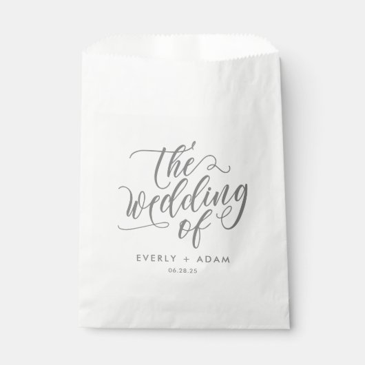 Eternal Bliss bearbeitbare Farbtasche Gastgeschenk Geschenktütchen (Vorderseite)