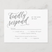 Eternal Bliss bearbeitbare UAWG Antwort Karte (Vorderseite)