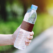 Eternal Bliss Wasserflaschenetikett