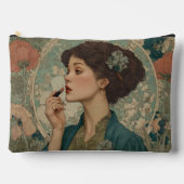 Eternal Bloom Art Nouveau Zubehörtasche (Vorderseite)