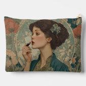 Eternal Bloom Art Nouveau Zubehörtasche (Rückseite)