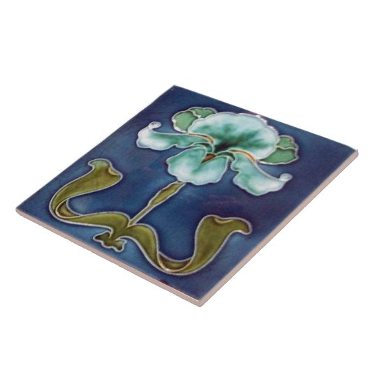 Eternal Bloom Blue Iris Fliese (Seite)