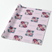 Eternal Bloom - Shakespearean Floral Wrapping Geschenkpapier (Ungerollt)