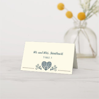 Eternal Blooms Hochzeit Platzkarte