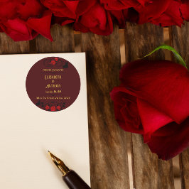 Eternal Bond Wedding Runder Aufkleber