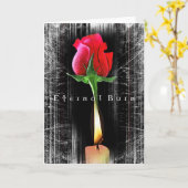 Eternal Burn Greetings Karte (Gelbe Blume)
