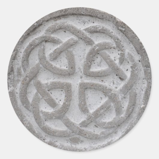 Eternal Celtic Knot Stone Umschlag Aufkleber (Vorderseite)