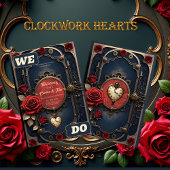 Eternal Elegance – Clockwork Heart Einladung