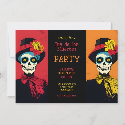 💀 Eternal Elegance Einladung (Vorderseite)