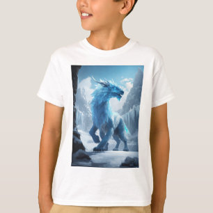 Eternal Ember Elegante: Dragon Print Delight" T-Shirt