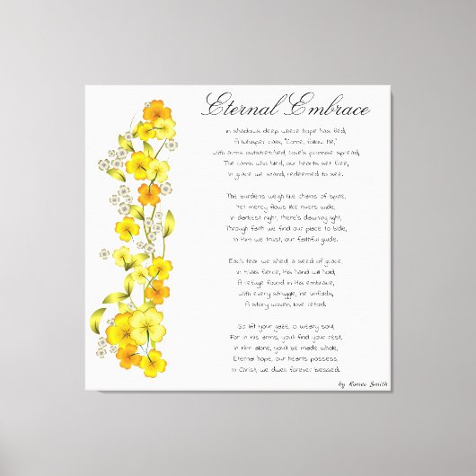 Eternal Embrace Canvas Print Leinwanddruck (Vorderseite)