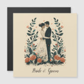 Eternal Embrace Wedding Magneteinladung (Vorne/Hinten)