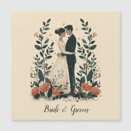 Eternal Embrace Wedding Magneteinladung