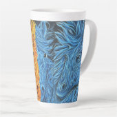 Eternal Equilibrium-Pferde-Zwillingsflames Milchtasse (Rechte Ecke)