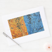 Eternal Equilibrium-Pferde-Zwillingsflames Rechteckiger Aufkleber (Umschlag)