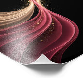 Eternal Flow of Love — Abstract Romantic Art Fotodruck (Ecke)