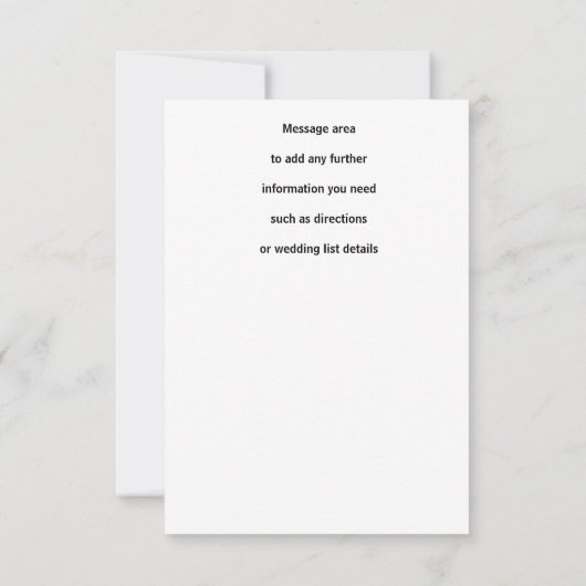 💍 Eternal Glitch: Einladung zur Hochzeit im Weiße (Rückseite)