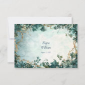 Eternal Grace Elven Wedding Dankeschön Card Dankeskarte (Rückseite)