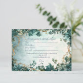 Eternal Grace Elven Wedding Dankeskarte (Stehend Vorderseite)