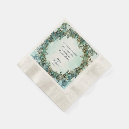 Eternal Grace Fantasy Wedding Serviette (Ecke)