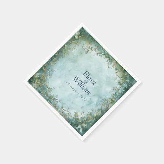 Eternal Grace Fantasy Wedding Serviette (Ecke)