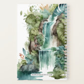 Eternal Happiness Convention Tropischer Wasserfall Notizblock (Rückseite)