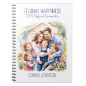Eternal Happiness Notebook für Kinder und Erwachse Notizblock (Vorderseite)