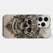 Eternal Ink: Skull Tattoo Art Tee  iPhone Hülle (Rückseite (Horizontal))