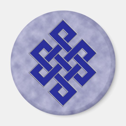 Eternal Knot on Clouds Magnet (Vorne)