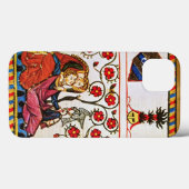 ETERNAL-LIEBE-MONOGRAM-Perchment Case-Mate iPhone Hülle (Rückseite (Horizontal))