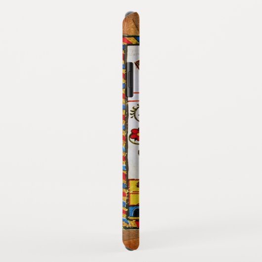 ETERNAL-LIEBE-MONOGRAM-Perchment Case-Mate iPhone Hülle (Hinten/Rechts)