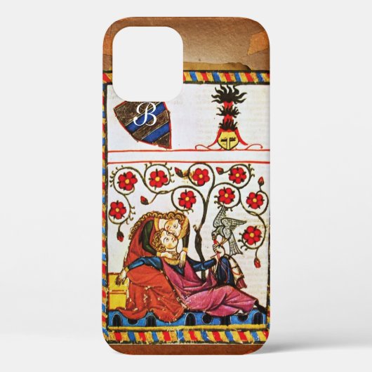 ETERNAL-LIEBE-MONOGRAM-Perchment Case-Mate iPhone Hülle (Rückseite)