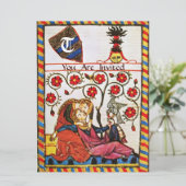 ETERNAL-LIEBE-MONOGRAMM EINLADUNG (Stehend Vorderseite)