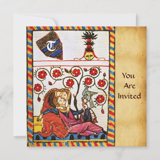 ETERNAL-LIEBE-MONOGRAMM EINLADUNG (Vorderseite)