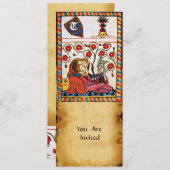 ETERNAL-LIEBE-MONOGRAMM EINLADUNG (Vorne/Hinten)