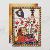 ETERNAL-LIEBE-MONOGRAMM EINLADUNG (Vorne/Hinten)