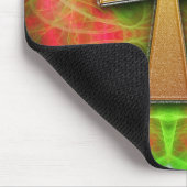 Eternal Life Ankh Psychedelic Buzz Mousepad (Ecke)