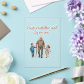 eternal love for grandfather acryleinladungen (In Situ (Hochzeit))