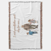 Eternal Love grandfather And Grandchildren Decke (Vorderseite Vertikal)