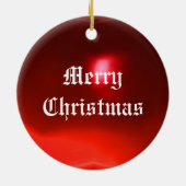 ETERNAL LOVE red purple gem Keramik Ornament (Hinten)